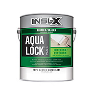 Village Paint Supply Aqua Lock Plus is a multipurpose, 100% acrylic, water-based primer/sealer for outstanding everyday stain blocking on a variety of surfaces. It adheres to interior and exterior surfaces and can be top-coated with latex or oil-based coatings.

Blocks tough stains
Provides a mold-resistant coating, including in high-humidity areas
Quick drying
Topcoat in 1 hourboom