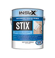 Village Paint Supply Stix Waterborne Bonding Primer is a premium-quality, acrylic-urethane primer-sealer with unparalleled adhesion to the most challenging surfaces, including glossy tile, PVC, vinyl, plastic, glass, glazed block, glossy paint, pre-coated siding, fiberglass, and galvanized metals.

Bonds to "hard-to-coat" surfaces
Cures in temperatures as low as 35° F (1.57° C)
Creates an extremely hard film
Excellent enamel holdout
Can be top coated with almost any productboom